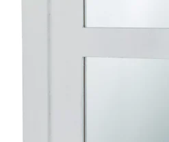 White Arching Windowpane Wall Mirror, (40.16") 19 White Arching Windowpane Wall Mirror, (40.16") -Northlight Sales Store 810546460 7