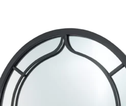 Black Rounded Arch Wall Mirror, (33.07") -Northlight Sales Store 810546462 6