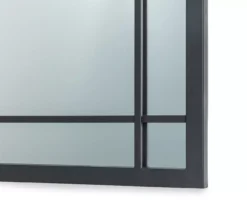 Black Rounded Arch Wall Mirror, (33.07") -Northlight Sales Store 810546462 9