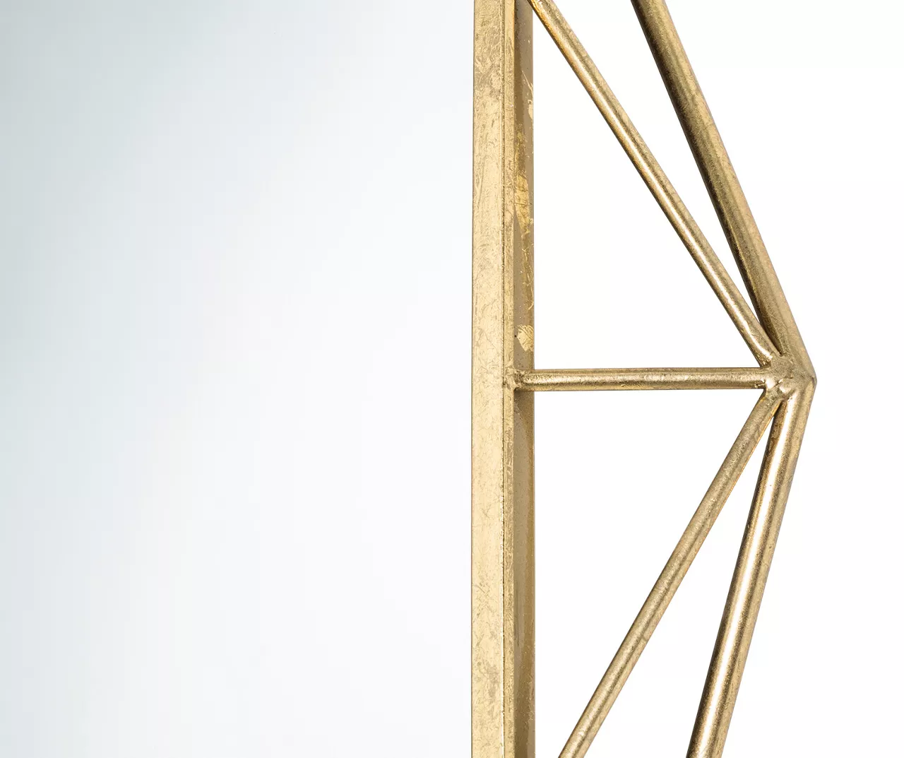 Gold Octagon Geometric-Border Wall Mirror, (28.15") 9 Gold Octagon Geometric-Border Wall Mirror, (28.15") - Image 7