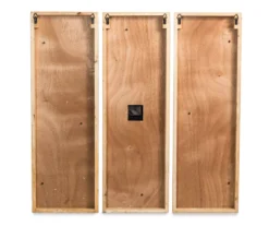 Black & White Distressed Roman Numeral 3-Piece Farmhouse Wall Clock Set, (31.5") -Northlight Sales Store 810546473 6