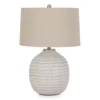 Beige Textures Jamon Ceramic Table Lamp -Northlight Sales Store 810546560 1