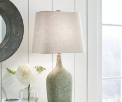 Sage Speckled Maribeth Paper Table Lamp, 2-Pack -Northlight Sales Store 810546702 4