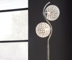 Silver-Finish & Clear Winter Ball Floor Lamp 7 Silver-Finish & Clear Winter Ball Floor Lamp -Northlight Sales Store 810546704 1