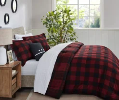 Red Buffalo Plaid Rochester Reversible King 8-Piece Comforter Set -Northlight Sales Store 810547533 810547534 810547687 810547688 810547689 2 3