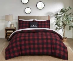 Red Buffalo Plaid Rochester Reversible King 8-Piece Comforter Set