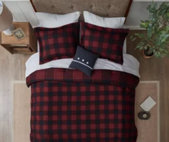 Red Buffalo Plaid Rochester Reversible King 8-Piece Comforter Set -Northlight Sales Store 810547533 810547534 810547687 810547688 810547689 3 3