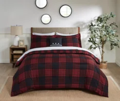 Red Buffalo Plaid Rochester Reversible California King 8-Piece Comforter Set -Northlight Sales Store 810547533 810547534 810547687 810547688 810547689 4 2