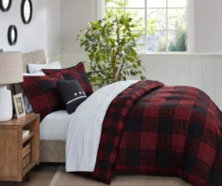 Red Buffalo Plaid Rochester Reversible California King 8-Piece Comforter Set -Northlight Sales Store 810547533 810547534 810547687 810547688 810547689 6 2