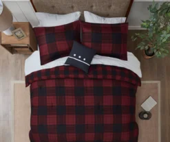 Red Buffalo Plaid Rochester Reversible California King 8-Piece Comforter Set -Northlight Sales Store 810547533 810547534 810547687 810547688 810547689 7 2