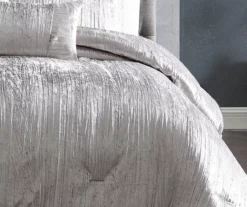 Velvet Crinkle Turin Comforter Set -Northlight Sales Store 810547749 4