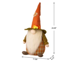 24" Fall Plaid Gnome Standing Decor 15 24" Fall Plaid Gnome Standing Decor -Northlight Sales Store 810547825 A0 7