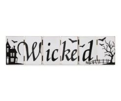"Spooky" & "Wicked" Dual Sided Hinged Tabletop Decor 15 "Spooky" & "Wicked" Dual Sided Hinged Tabletop Decor -Northlight Sales Store 810547838 4