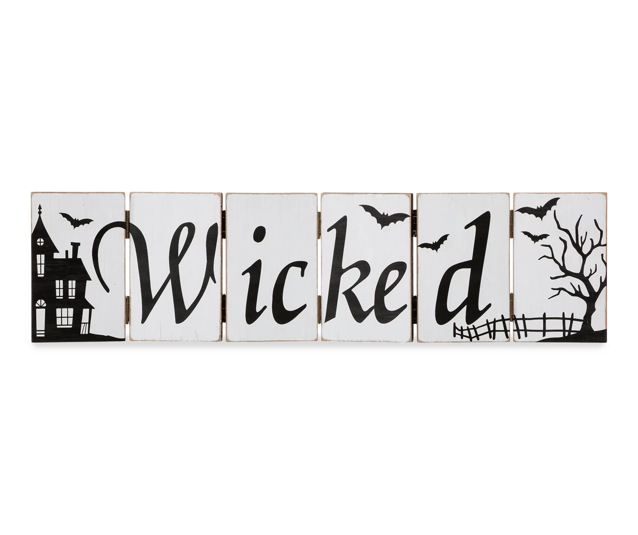 "Spooky" & "Wicked" Dual Sided Hinged Tabletop Decor 6 "Spooky" & "Wicked" Dual Sided Hinged Tabletop Decor - Image 4