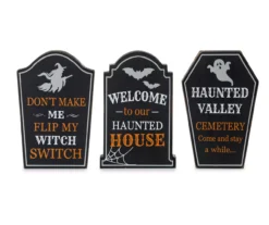Halloween Sentiments 3-Piece Tombstone Tabletop Decor Set -Northlight Sales Store 810547839 2