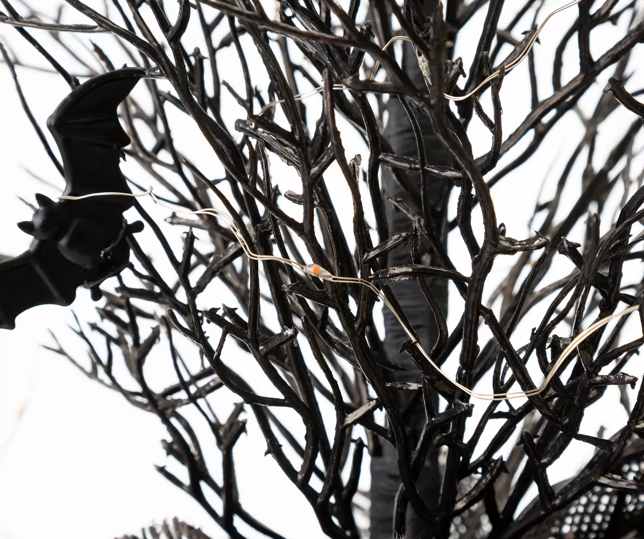20" LED Bats Mini Halloween Tabletop Tree 6 20" LED Bats Mini Halloween Tabletop Tree - Image 4