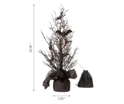 20" LED Bats Mini Halloween Tabletop Tree 14 20" LED Bats Mini Halloween Tabletop Tree -Northlight Sales Store 810547840 6