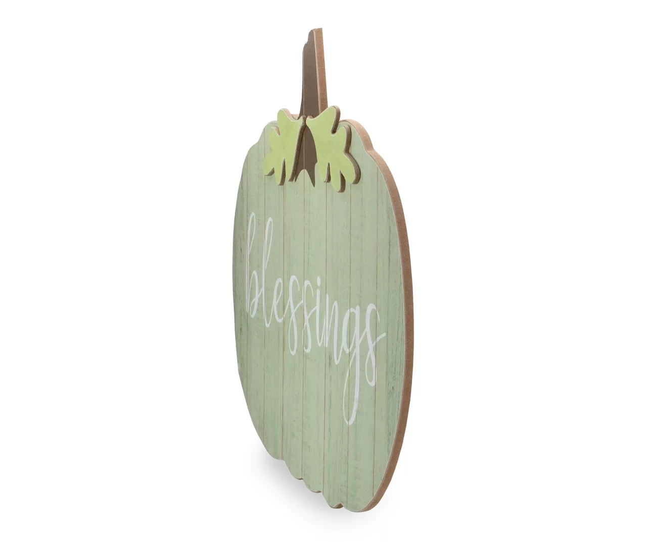 "Blessings" Green Pumpkin Hanging Wall Decor 7 "Blessings" Green Pumpkin Hanging Wall Decor - Image 5