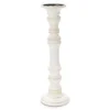 Whitewash Finial Pillar Candle Holder, (16") -Northlight Sales Store 810548572
