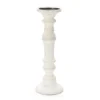 Whitewash Finial Pillar Candle Holder, (14") 1 Whitewash Finial Pillar Candle Holder, (14") -Northlight Sales Store 810548573