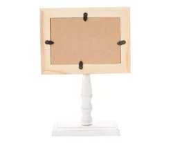 Whitewash Pedestal Picture Frame, (4" X 6") -Northlight Sales Store 810548574 2