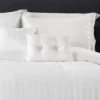 Farmhouse White Seersucker King 5-Piece Comforter Set -Northlight Sales Store 810552779