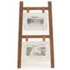 Brown & White 2-Photo Ladder Picture Frame -Northlight Sales Store 810552836