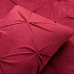 Red Diamond Pintuck Velvet King 3-Piece Comforter Set -Northlight Sales Store 810552880 4