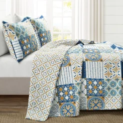 Monique Pattern Patchwork Quilt Set -Northlight Sales Store 810552913 1