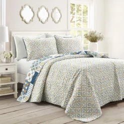 Monique Pattern Patchwork Quilt Set -Northlight Sales Store 810552913 2