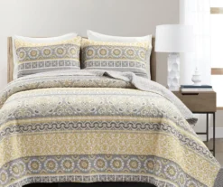 Nesco Damask & Medallion Quilt Set -Northlight Sales Store 810552915