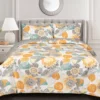 Layla White & Yellow Floral Full/Queen 3-Piece Quilt Set 1 Layla White & Yellow Floral Full/Queen 3-Piece Quilt Set -Northlight Sales Store 810552946