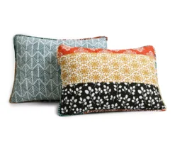 Turquoise & Orange Bohemian Pattern Stripe Full/Queen 3-Piece Quilt Set 16 Turquoise & Orange Bohemian Pattern Stripe Full/Queen 3-Piece Quilt Set -Northlight Sales Store 810552950 31