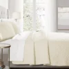 Ava Ivory Diamond-Quilted Full/Queen 3-Piece Quilt Set 1 Ava Ivory Diamond-Quilted Full/Queen 3-Piece Quilt Set -Northlight Sales Store 810552954