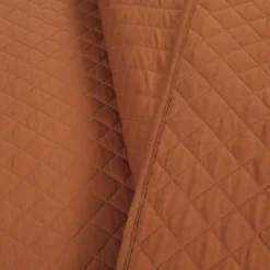 Ava Rust Diamond-Quilted Full/Queen 3-Piece Quilt Set 14 Ava Rust Diamond-Quilted Full/Queen 3-Piece Quilt Set -Northlight Sales Store 810552961 4