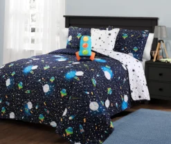 Navy & White Universe Quilt Set -Northlight Sales Store 810552992