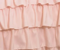 White & Pink Flutter Butterfly Ruffle Full/Queen 3-Piece Quilt Set 10 White & Pink Flutter Butterfly Ruffle Full/Queen 3-Piece Quilt Set -Northlight Sales Store 810553003 2