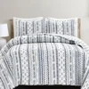 Hygge Geometric Stripe Quilt Set -Northlight Sales Store 810553036