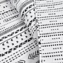 Hygge Geometric Stripe Quilt Set -Northlight Sales Store 810553037 2