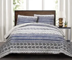 Hygge Geometric Reversible 3-Piece Quilt Set 39 Hygge Geometric Reversible 3-Piece Quilt Set -Northlight Sales Store 810553239 11