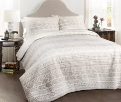 Hygge Geometric Reversible 3-Piece Quilt Set 34 Hygge Geometric Reversible 3-Piece Quilt Set -Northlight Sales Store 810553242 11