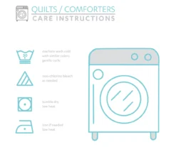 Hygge Geometric Reversible 3-Piece Quilt Set 33 Hygge Geometric Reversible 3-Piece Quilt Set -Northlight Sales Store 810553242 4