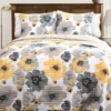Leah Floral Reversible 3-Piece Quilt Set -Northlight Sales Store 810553249 3