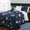 Navy & White Universe Quilt Set 1 Navy & White Universe Quilt Set -Northlight Sales Store 810553280