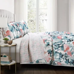 Zinnia Floral Quilt Set -Northlight Sales Store 810553288 1