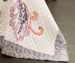 Aster Coral & Navy Floral King 3-Piece Quilt Set -Northlight Sales Store 810553308 31