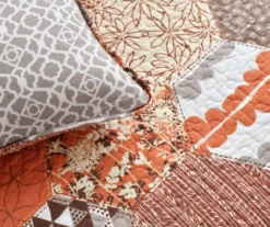 Briley Geometric Hexagon Reversible 3-Piece Quilt Set -Northlight Sales Store 810553323 41