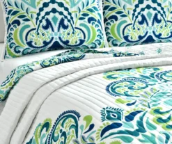 Clara Floral Reversible 3-Piece Quilt Set 34 Clara Floral Reversible 3-Piece Quilt Set -Northlight Sales Store 810553331 21