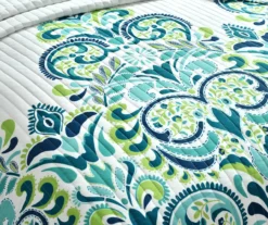 Clara Floral Reversible 3-Piece Quilt Set 31 Clara Floral Reversible 3-Piece Quilt Set -Northlight Sales Store 810553331 3
