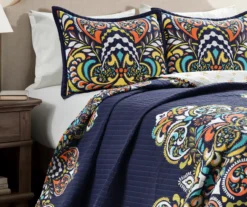 Clara Floral Reversible 3-Piece Quilt Set 24 Clara Floral Reversible 3-Piece Quilt Set -Northlight Sales Store 810553332 1